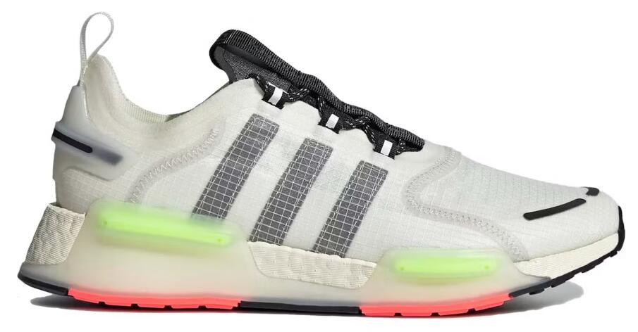 Men's Adidas NMD V3 Crystal White Green Pink Shoes 084 Men's Adidas NMD V3 Crystal White Green Pink Shoes 084